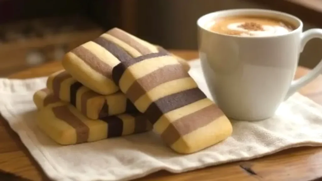 كوكيز زبدة منقوش ذهبي ومقرمش