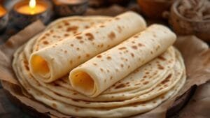 خبز هش و طري في المقلاة
