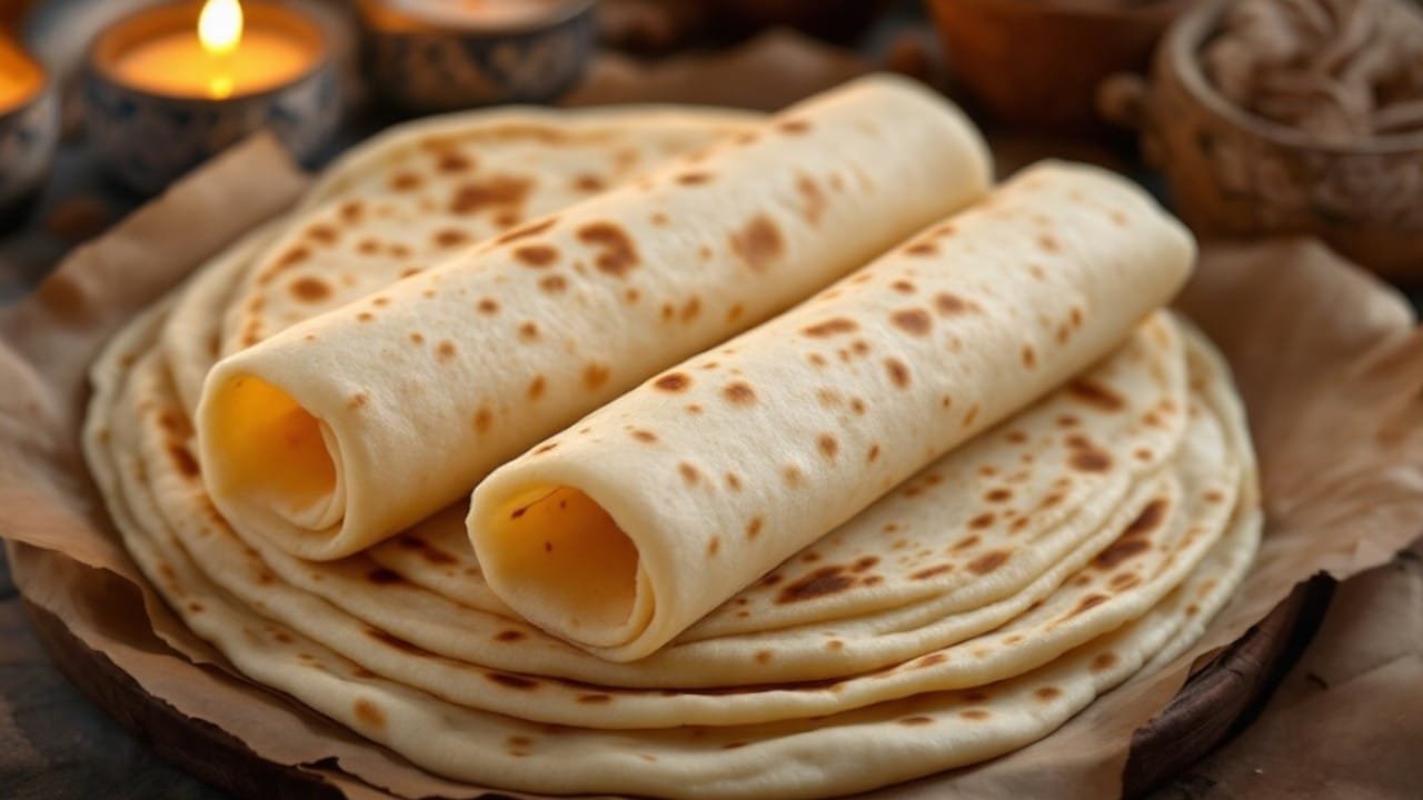 خبز هش و طري في المقلاة